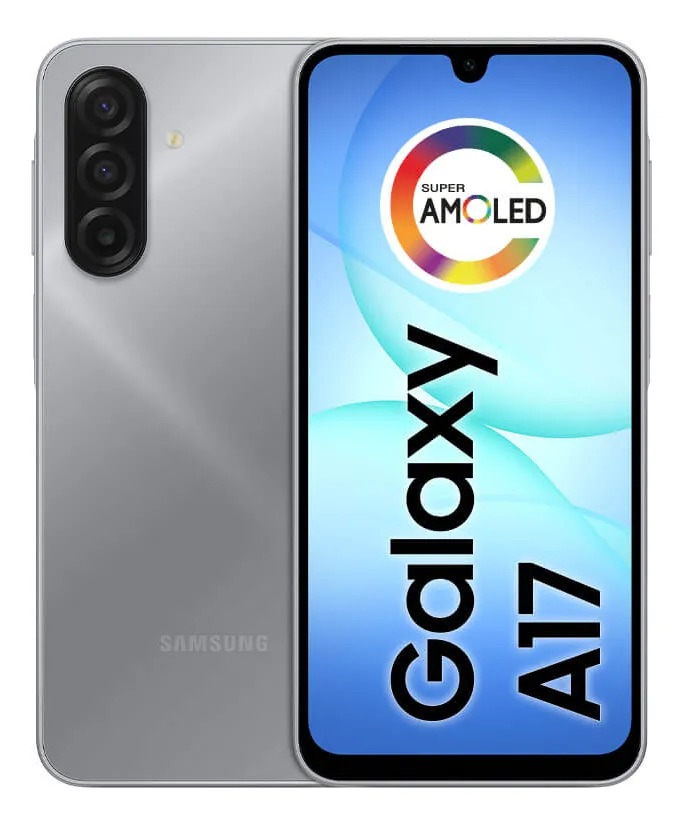 Celular Samsung Galaxy A17 Com Ia, 128gb, 4gb Ram, Câm De 50mp, Tela De 6.7, Nfc, Ip54 - Cinza